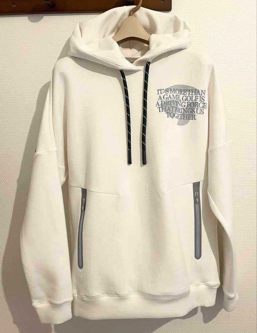 テーラーメイド×UA フーディ ユニセックスS ホワイト パーカー