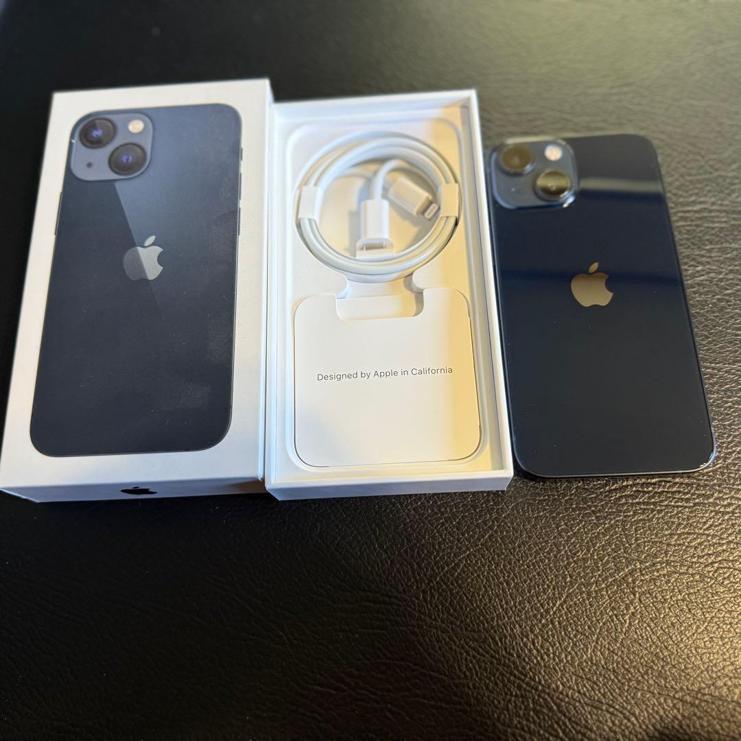 iPhone 13 miniミッドナイト 箱　付属品　SIMフリー