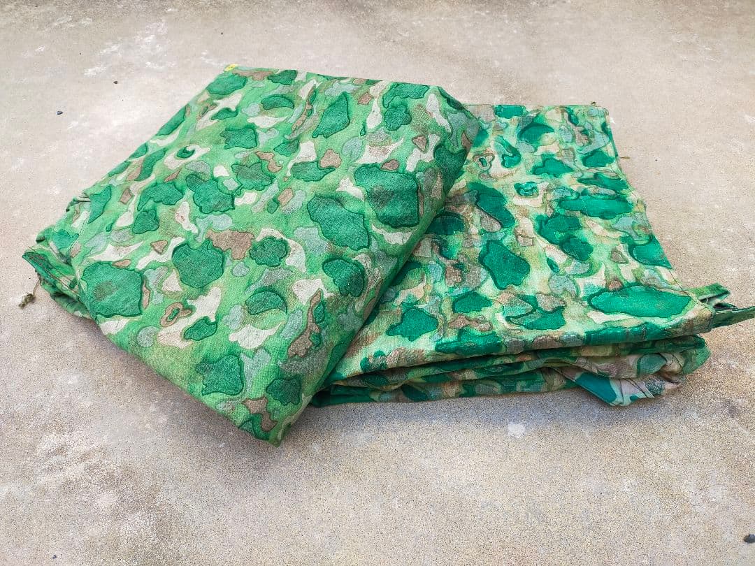 【デッドストック】トルコ軍幕 ２枚セット パップテント ⑤・⑥