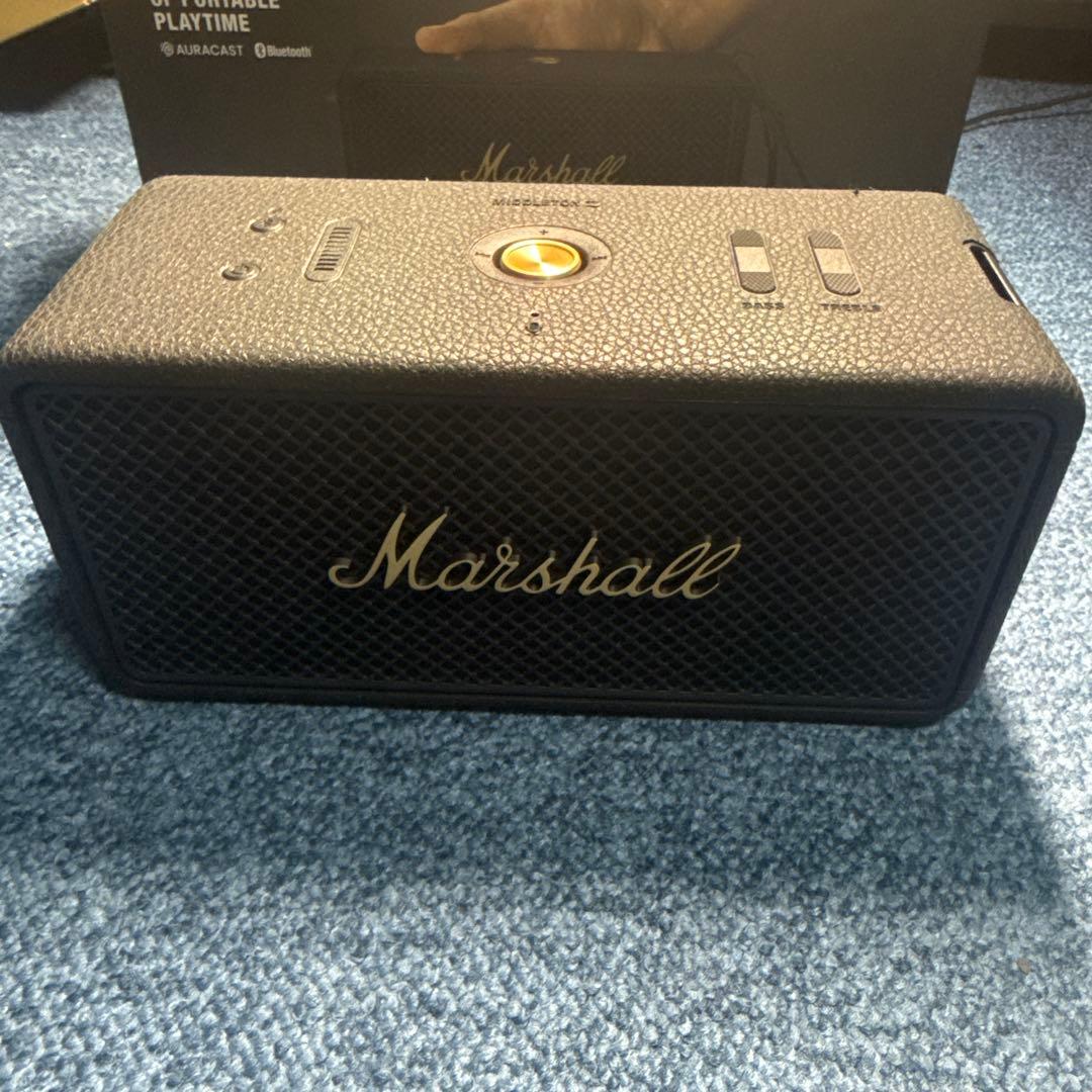 Marshall Middleton II ワイヤレススピーカ　美品　ケース付き