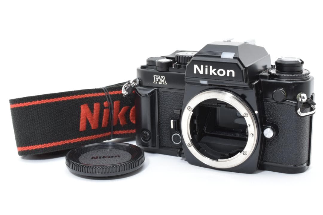 美品 NIKON FA ブラック フィルムカメラ　モルト新品交換済 H119