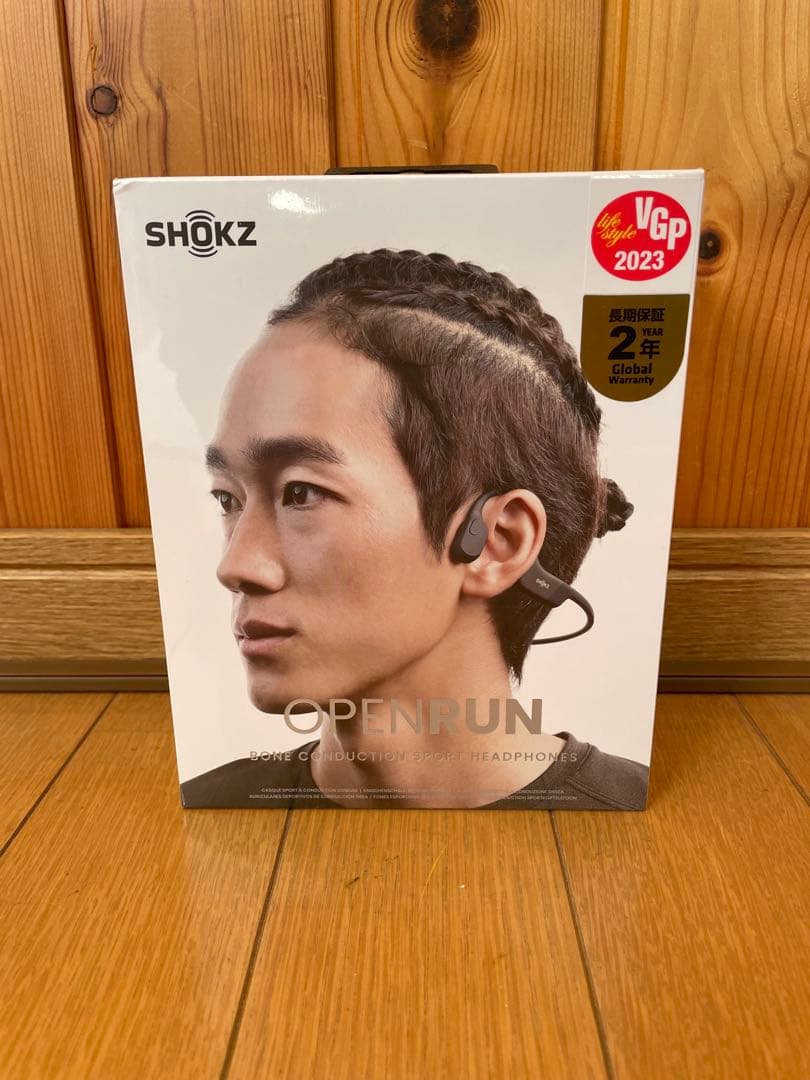 SHOKZ OPENRUN 骨伝導イヤホン ブラック