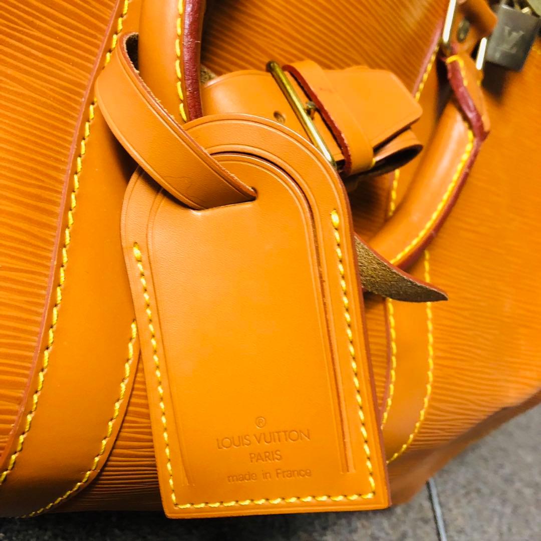 E71希少✨ルイヴィトン エピ レザーボストンバック 旅行カバン キーポル 45