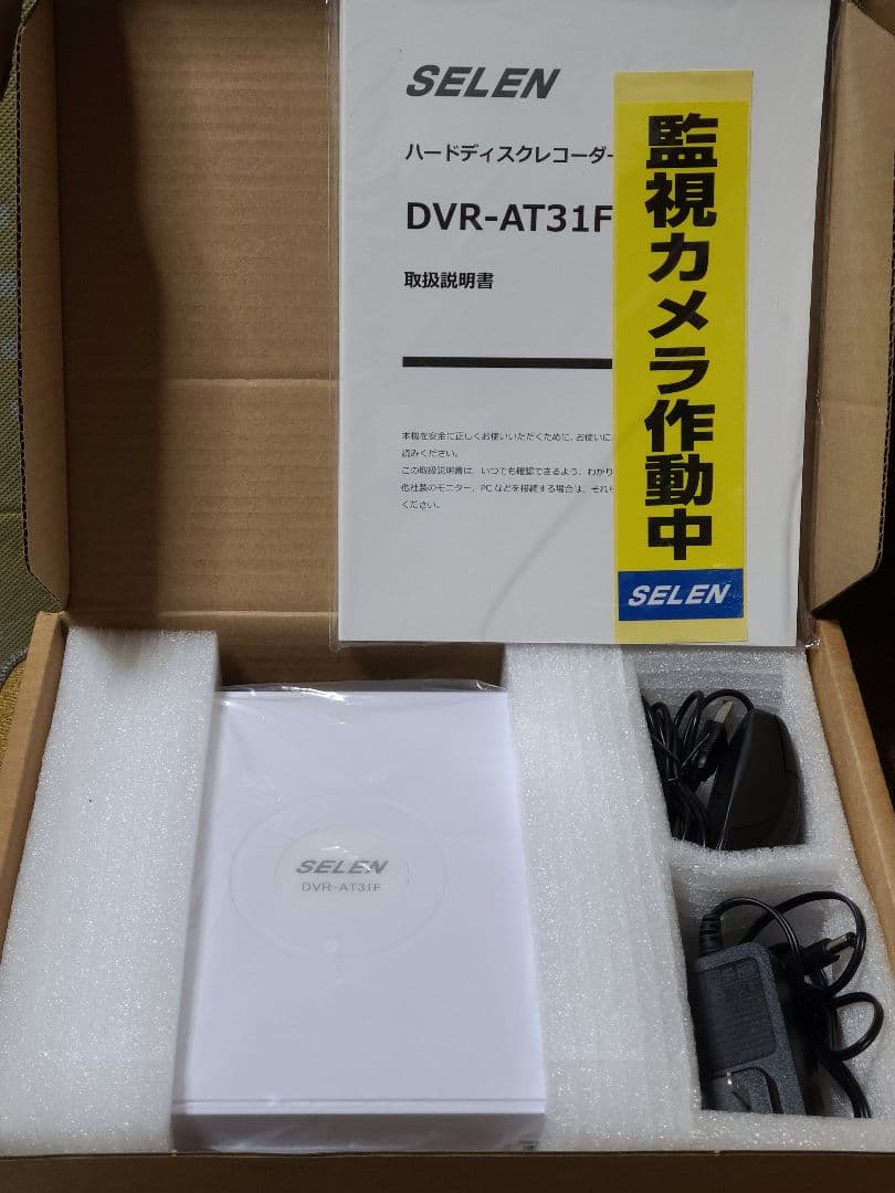 SELEN SHT-N381 防犯カメラ DVR-AT31F ハードディスク