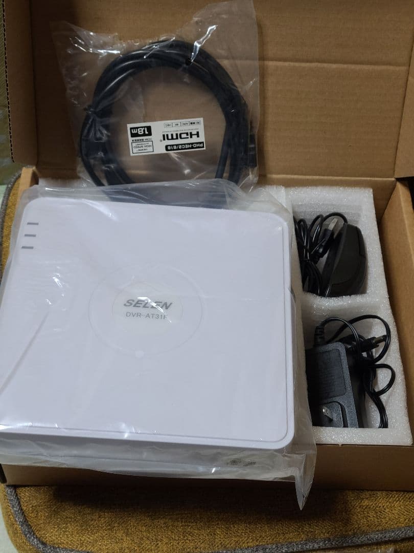 SELEN SHT-N381 防犯カメラ DVR-AT31F ハードディスク