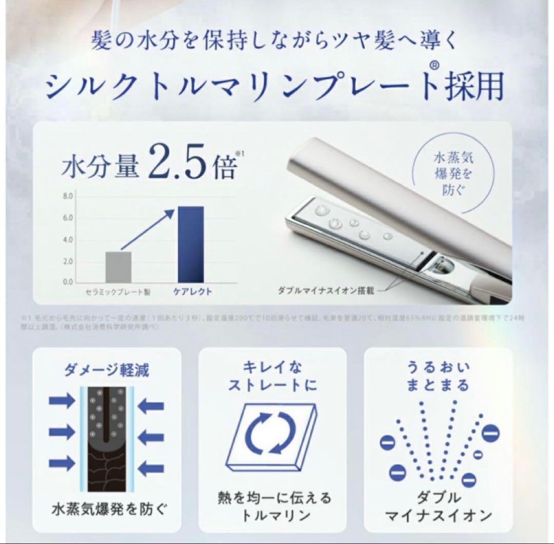 carelect スムースケアアイロン ローズミスト　新品未使用