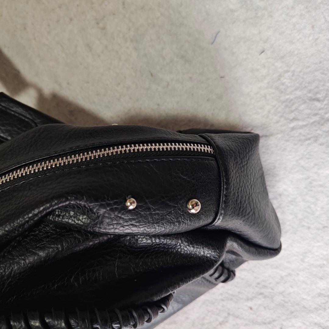 as\"on ason トートバッグ 2way レディース 黒 人気 Lサイズ