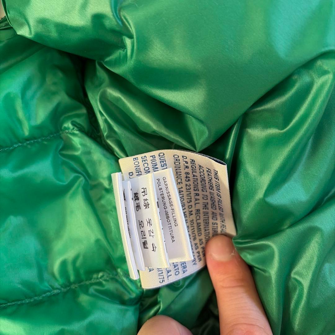 レアカラー　モンクレール　ダウンベスト　gui MONCLER グリーン