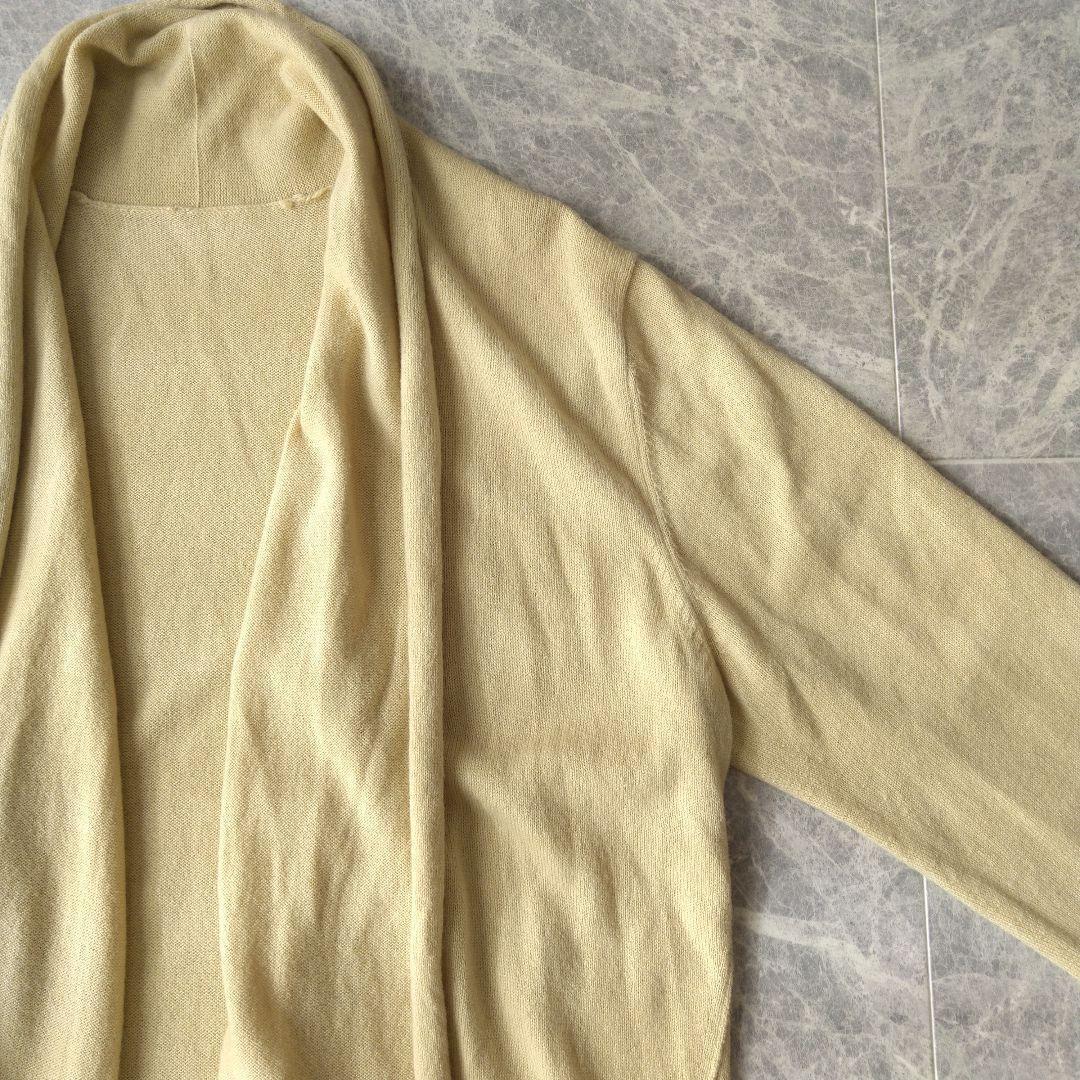 493 わんこママ様 ヨーガンレール カシミヤ100% ロング カーディガン