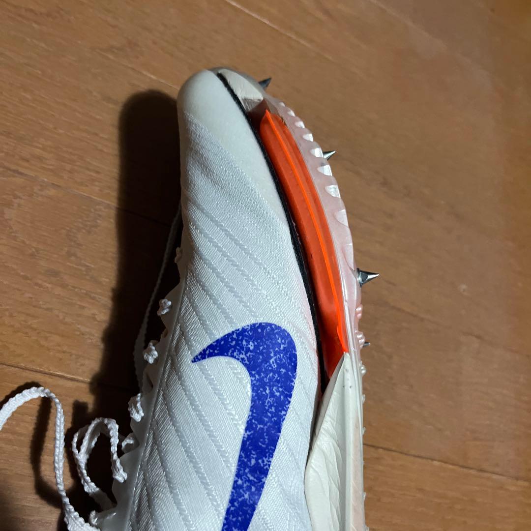 Nike Zoom Pro ホワイト/ブルー スパイクシューズ
