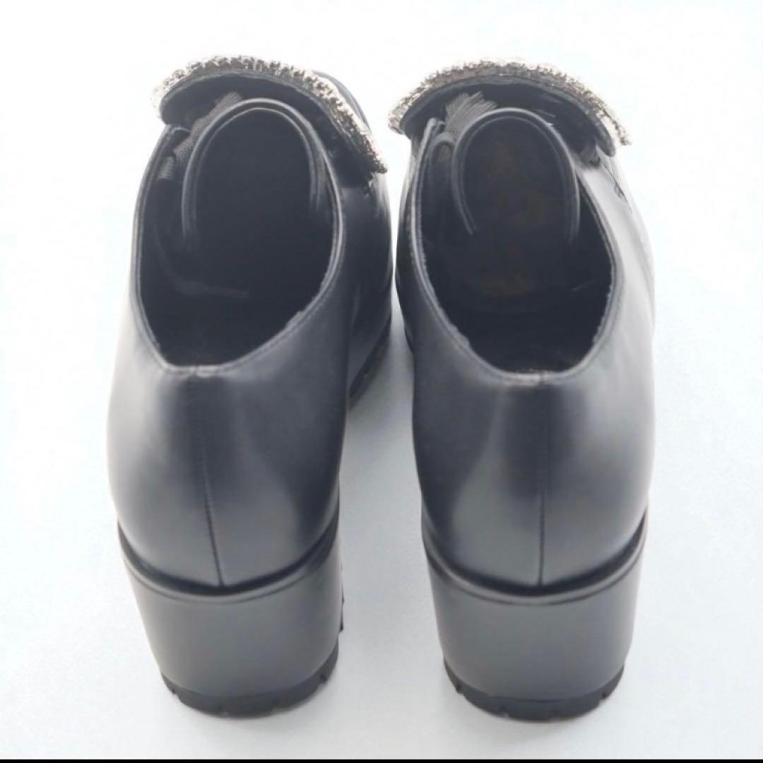 新品　セルフォード　ローファー　厚底　黒　2161