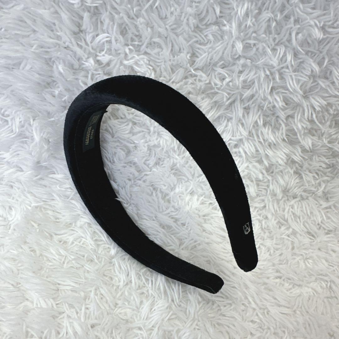 【極美品】アレクサンドル ドゥ パリ　ベロアカチューシャ