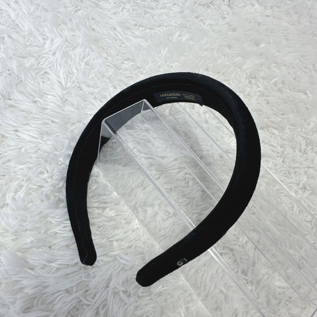 【極美品】アレクサンドル ドゥ パリ　ベロアカチューシャ