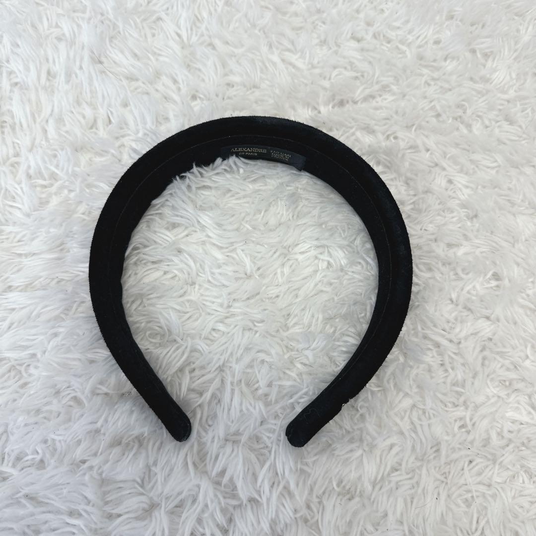 【極美品】アレクサンドル ドゥ パリ　ベロアカチューシャ