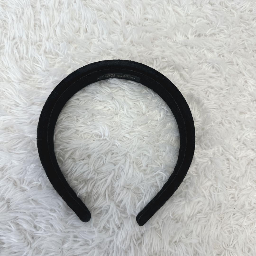 【極美品】アレクサンドル ドゥ パリ　ベロアカチューシャ