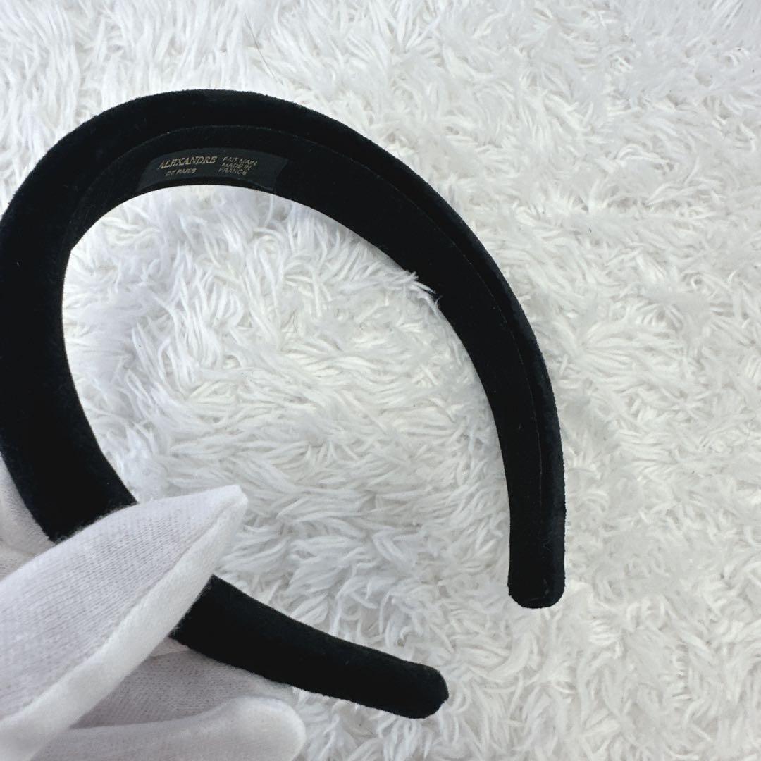 【極美品】アレクサンドル ドゥ パリ　ベロアカチューシャ