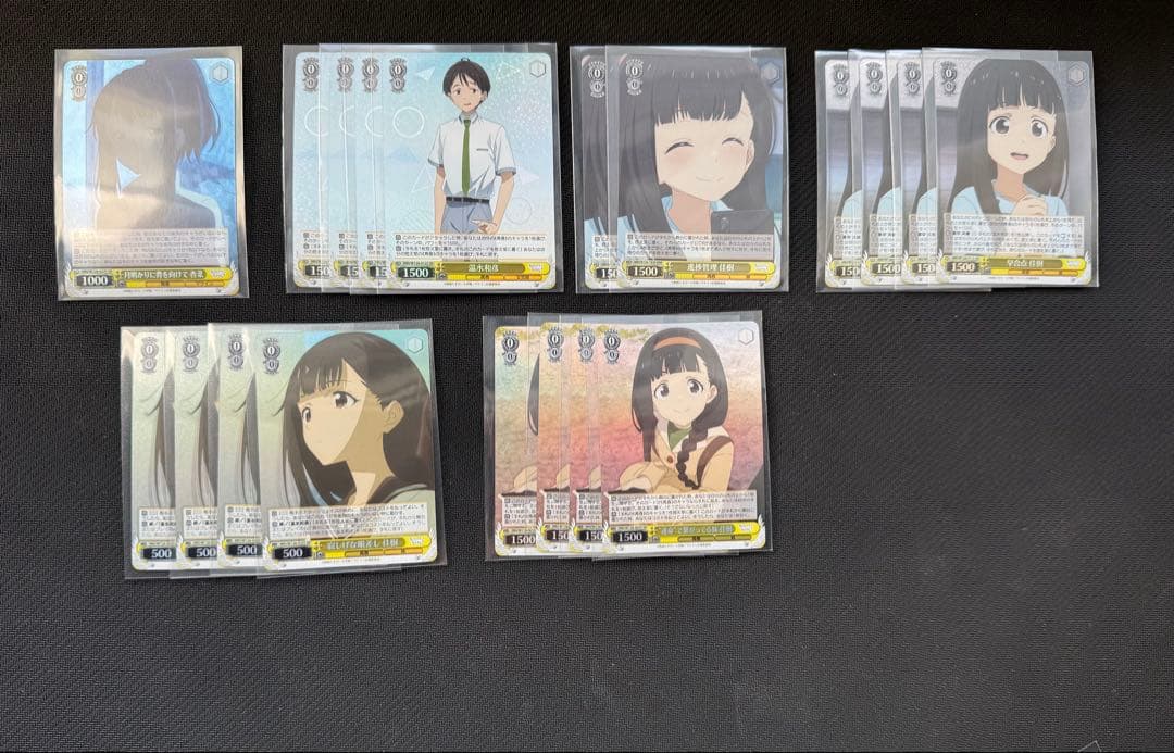 ヴァイスシュヴァルツ 負けヒロイン　フルホイル　＋　組み替えパーツ