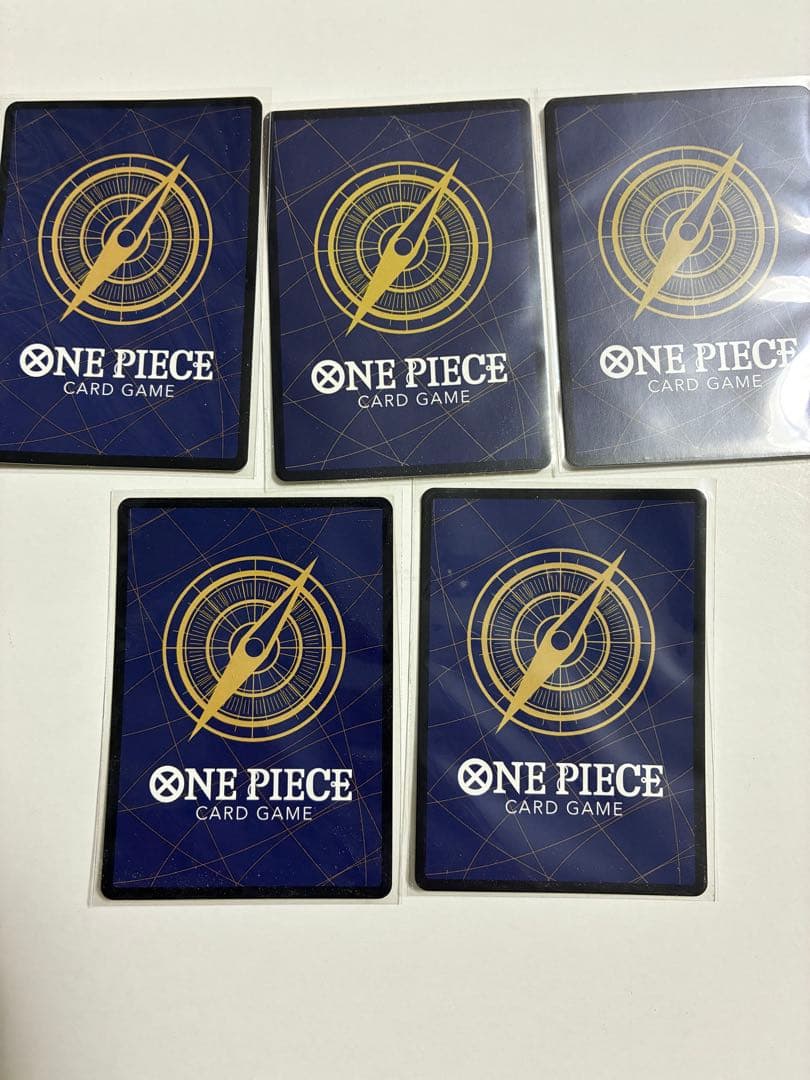 ワンピースカード　ルフィ　尾田　1周年　5枚