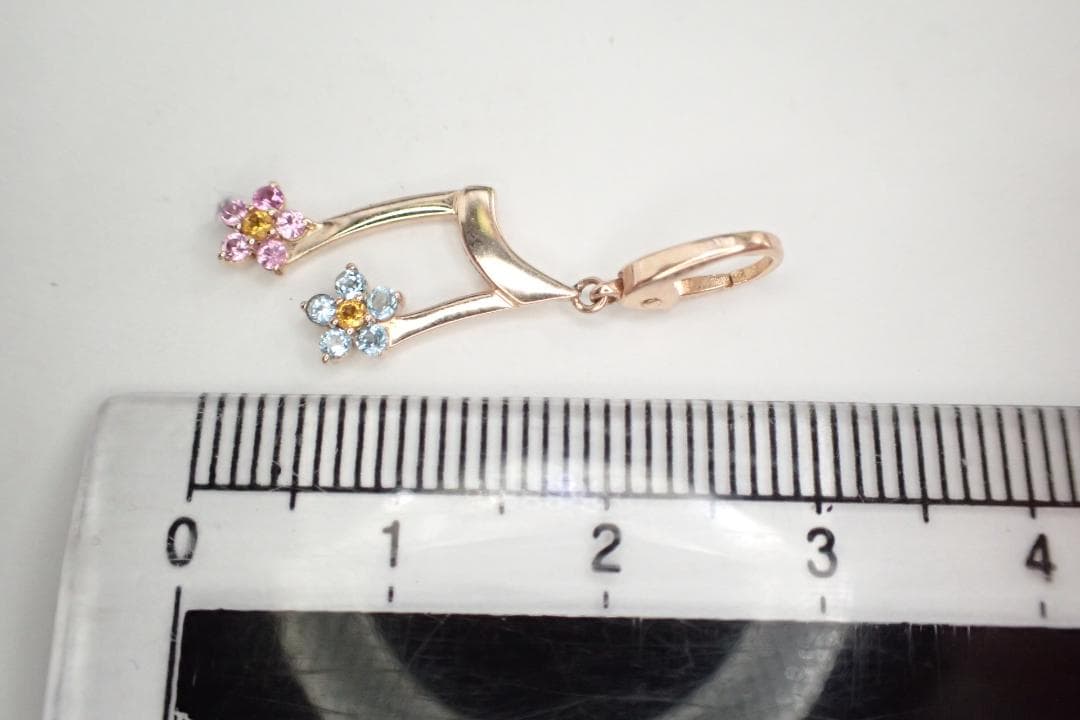 30/美品 ポンテヴェキオ K9PG 音符 ペンダントトップ チャーム