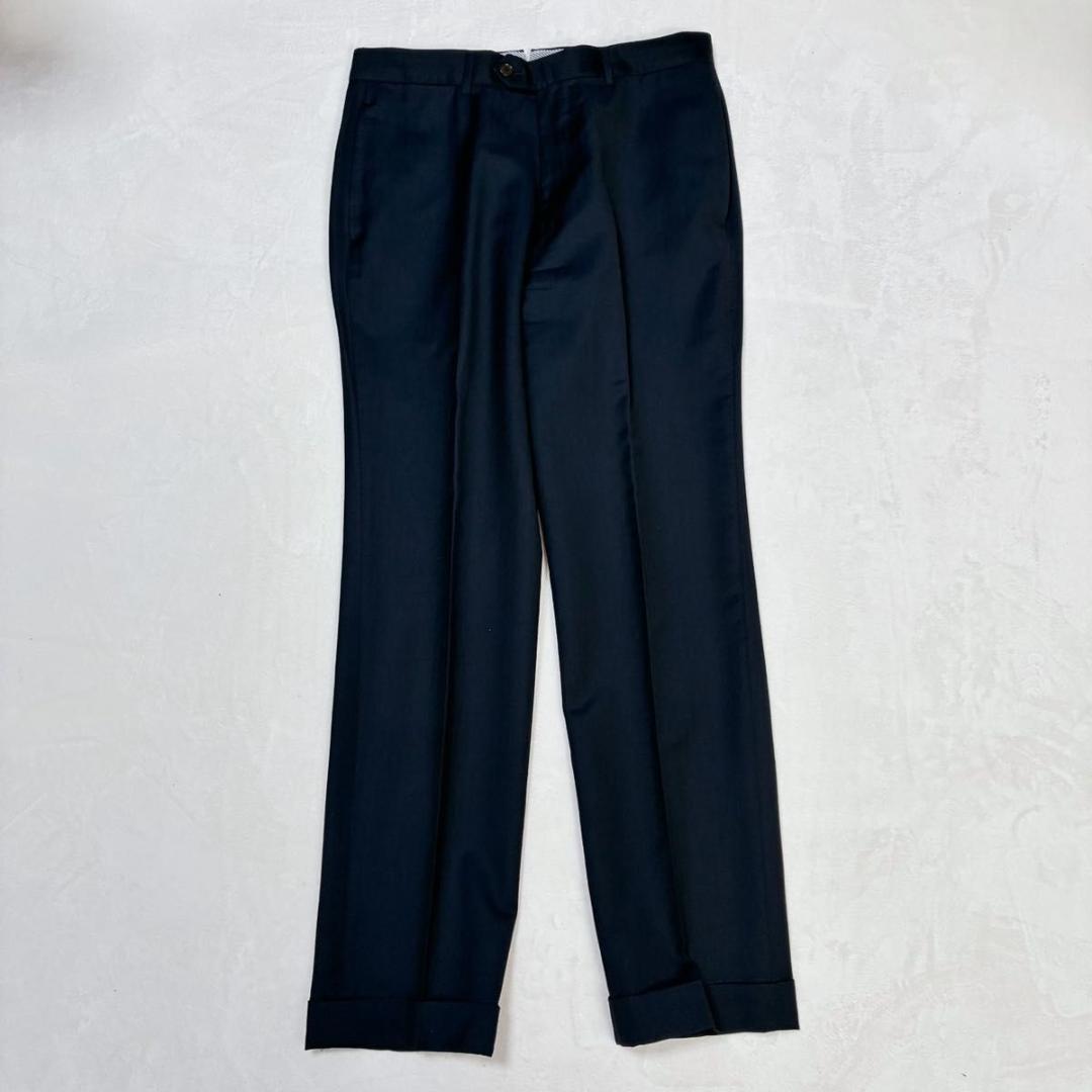 トゥモローランド スーツ セットアップ ストライプ カノニコ モヘヤ混 紺