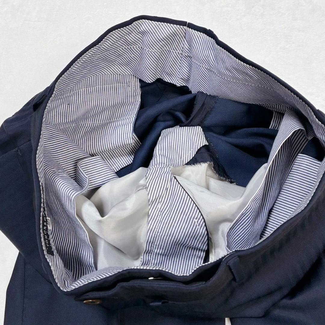 トゥモローランド スーツ セットアップ ストライプ カノニコ モヘヤ混 紺