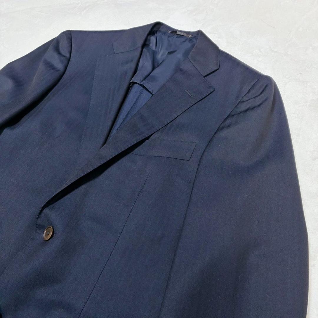 トゥモローランド スーツ セットアップ ストライプ カノニコ モヘヤ混 紺