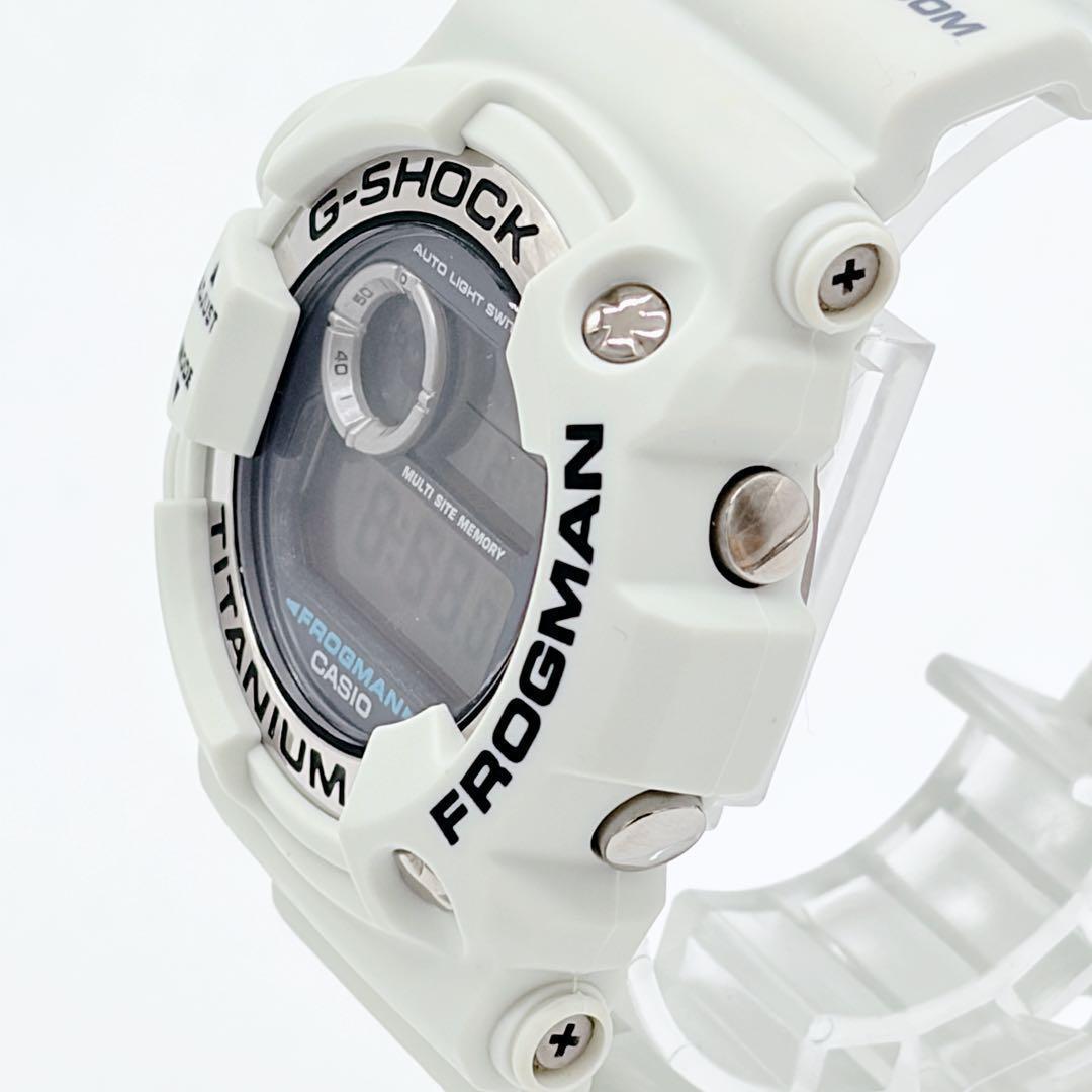 希少 CASIO G-SHOCK フロッグマン DW-9900 ホワイト チタン
