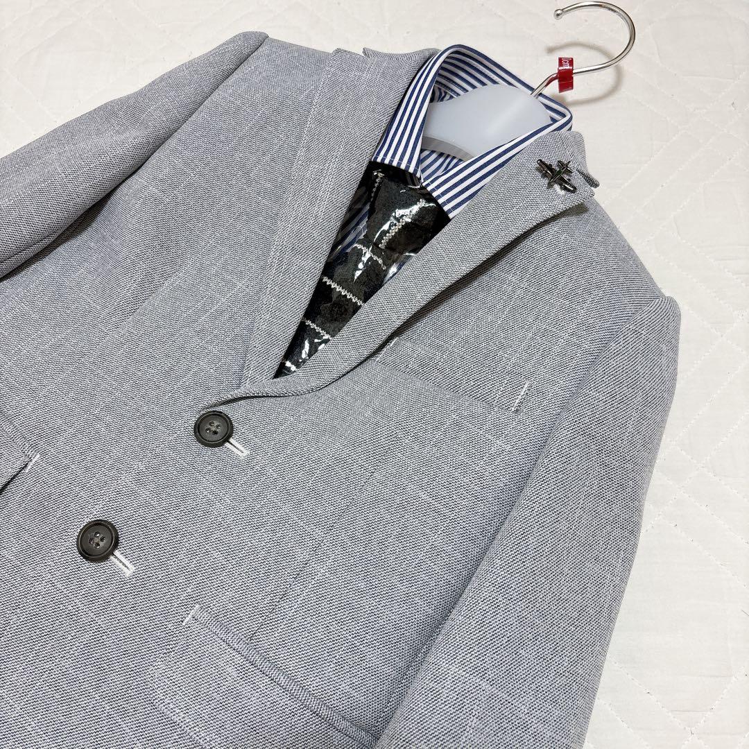 プティマイン　110 ライトグレー　セットアップ　飛行機　ボーダー　卒服