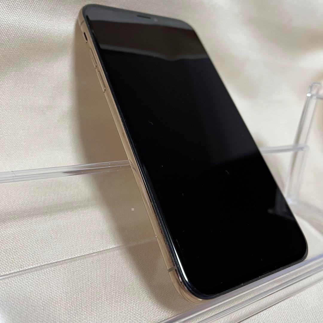 iPhone Xs 256GB Gold SIMフリー 箱あり　ひび割れあり