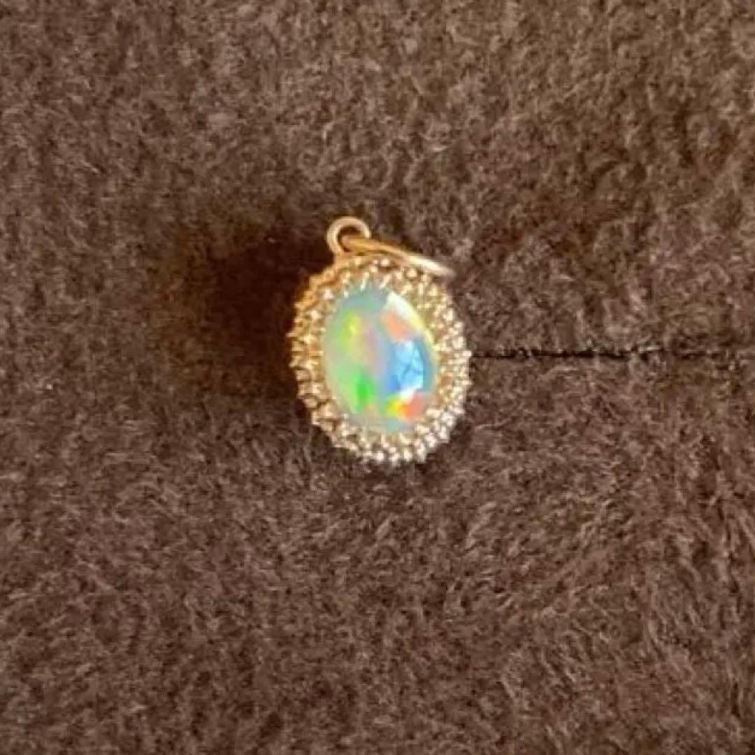 agete オパール チャーム K10