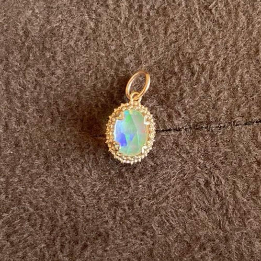 agete オパール チャーム K10