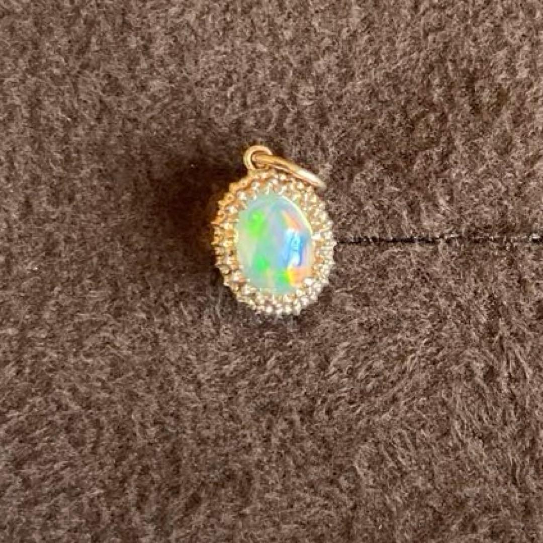 agete オパール チャーム K10