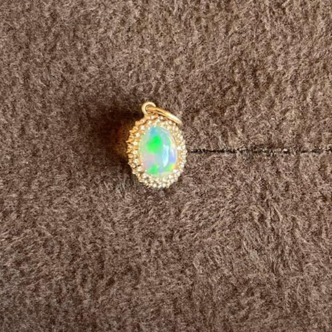 agete オパール チャーム K10