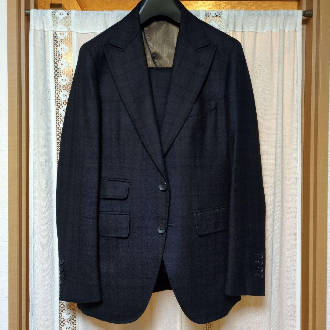 【希少】SUIT SELECT　ブラウンタータンチェックスーツ