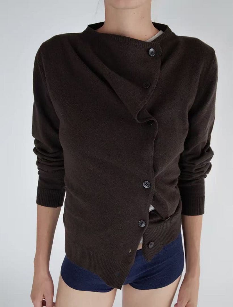 paloma-wool ウールカーディガン S ブラウン