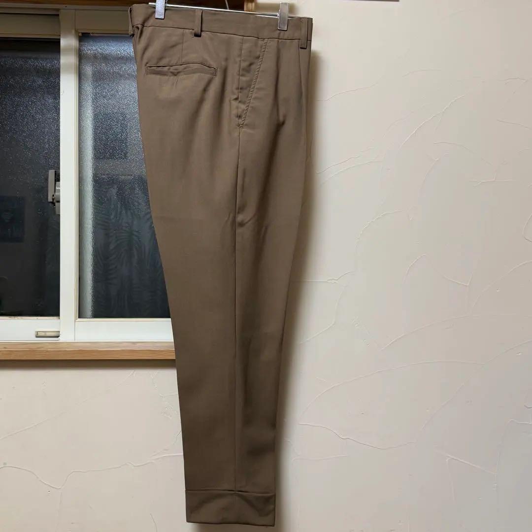 ワコマリア　ゼニア　スラックス　パンツ　ブラウン　Mサイズ　wackomaria