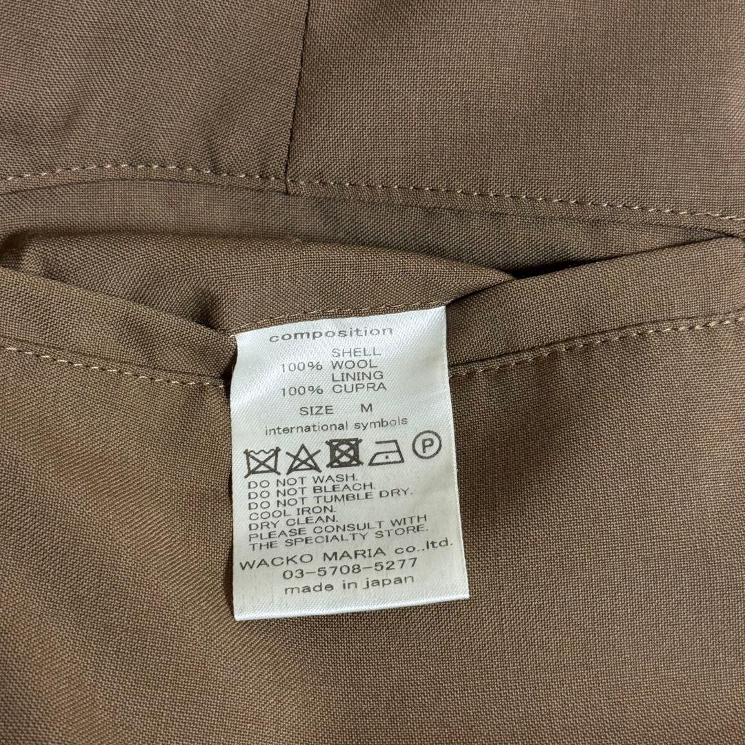 ワコマリア　ゼニア　スラックス　パンツ　ブラウン　Mサイズ　wackomaria