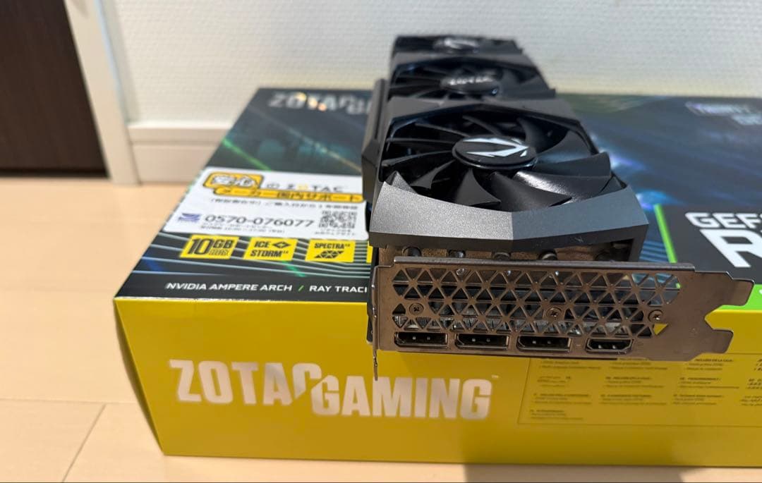 グラフィックボード・グラボ・ビデオカード ZOTAC GAMING GeForce RTX 3080 Trinity OC