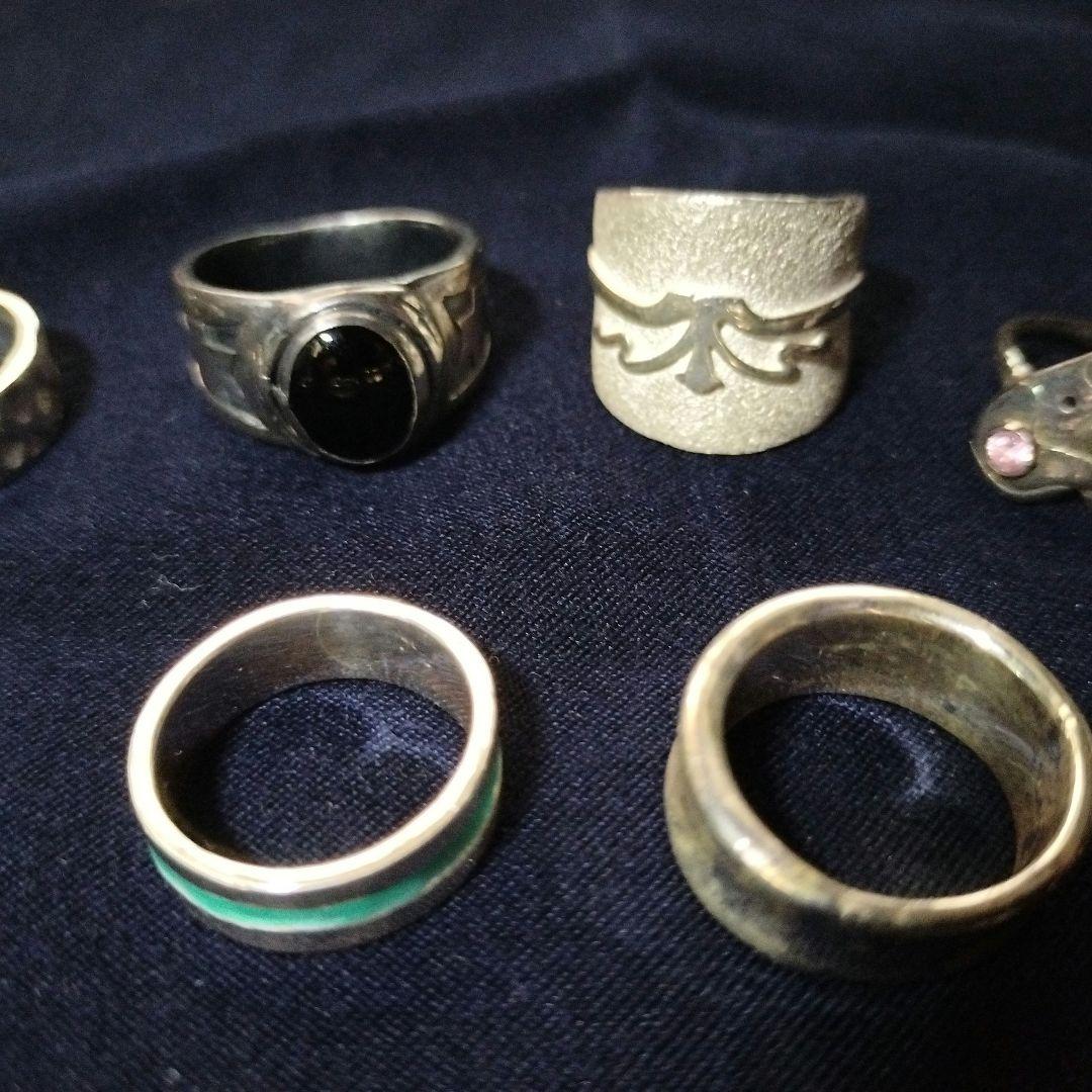 シルバーリングとペンダントセットハンドメイドまとめ売り