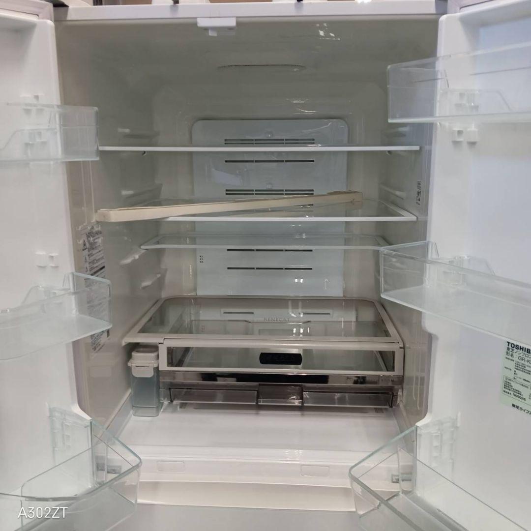 465 送料設置無料 東芝　自動製氷機能付き大型冷蔵庫　551L 洗濯機在庫あり