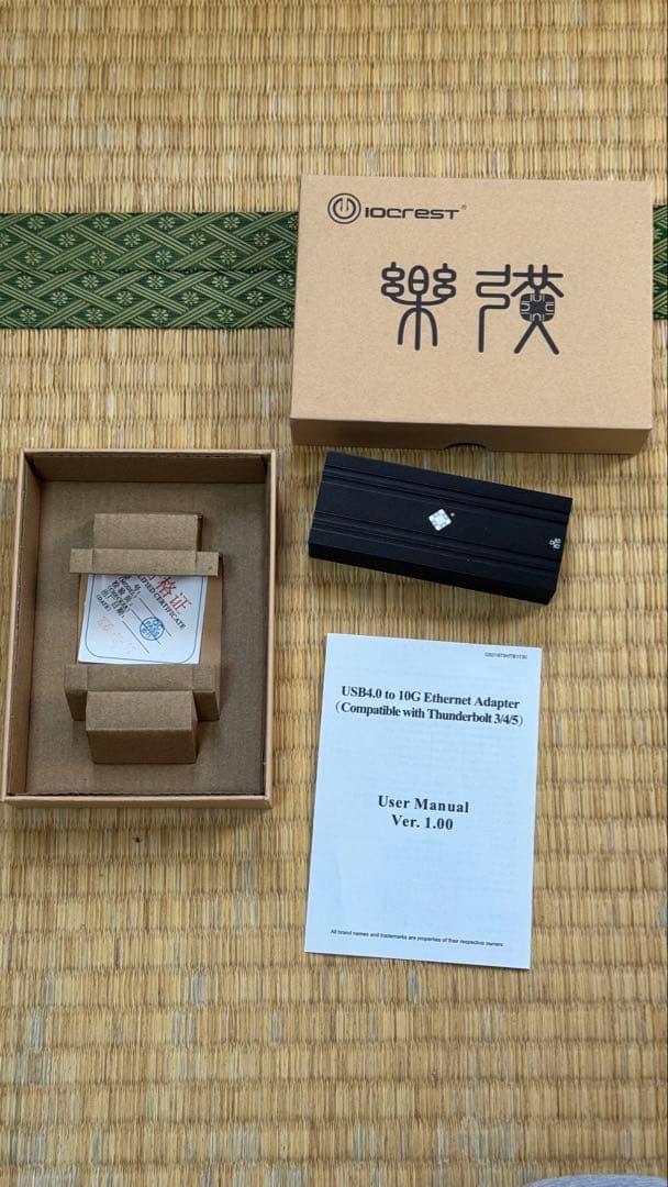 PCケーブル・コネクタ USB4 to 10Gb Ethernet Adapter Compatible