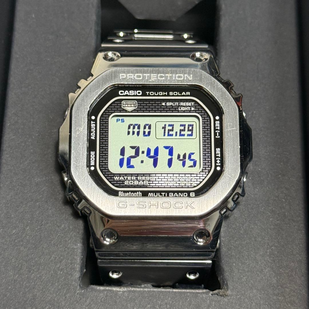 G-SHOCK GMW-B5000D-1JF Bluetooth タフソーラー