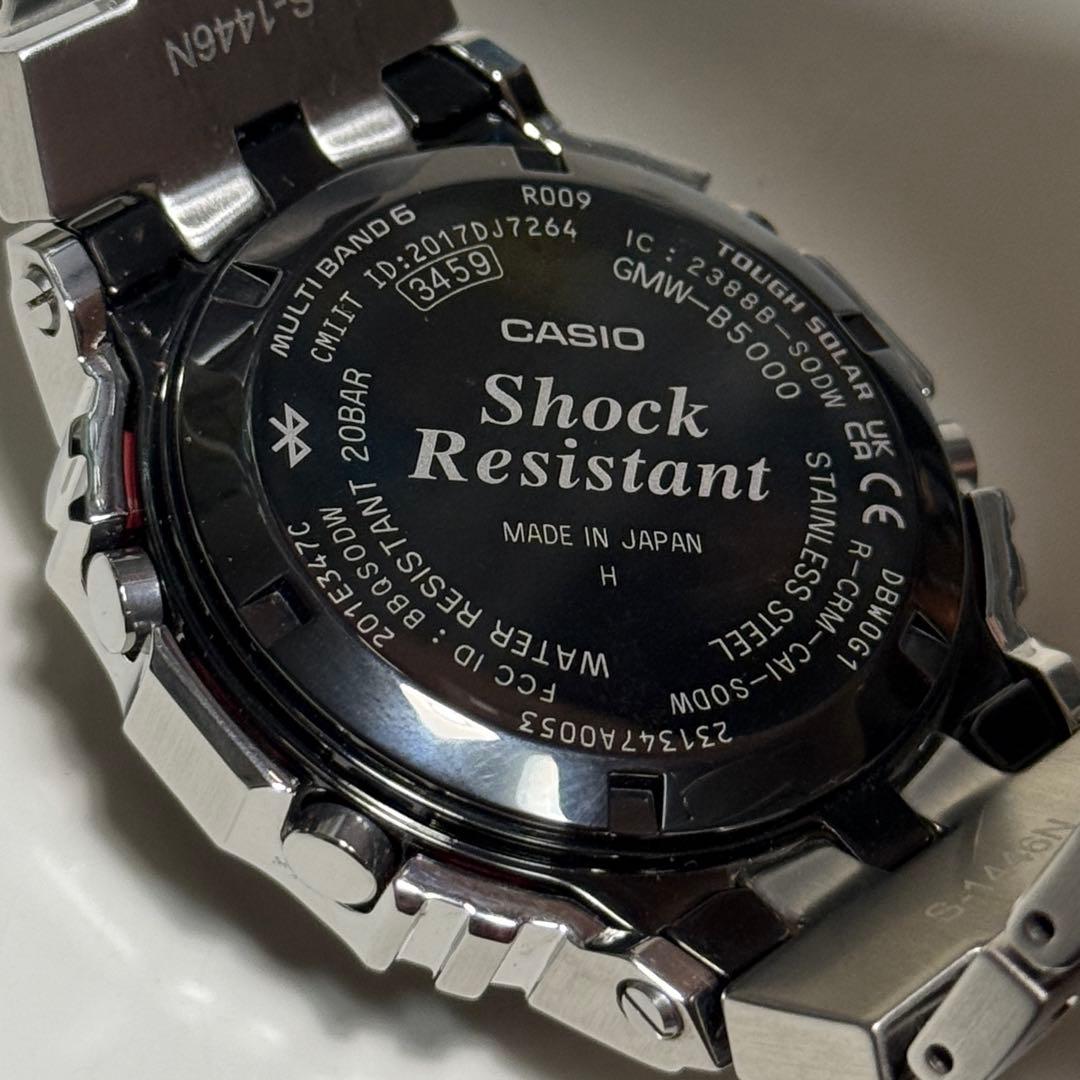 G-SHOCK GMW-B5000D-1JF Bluetooth タフソーラー