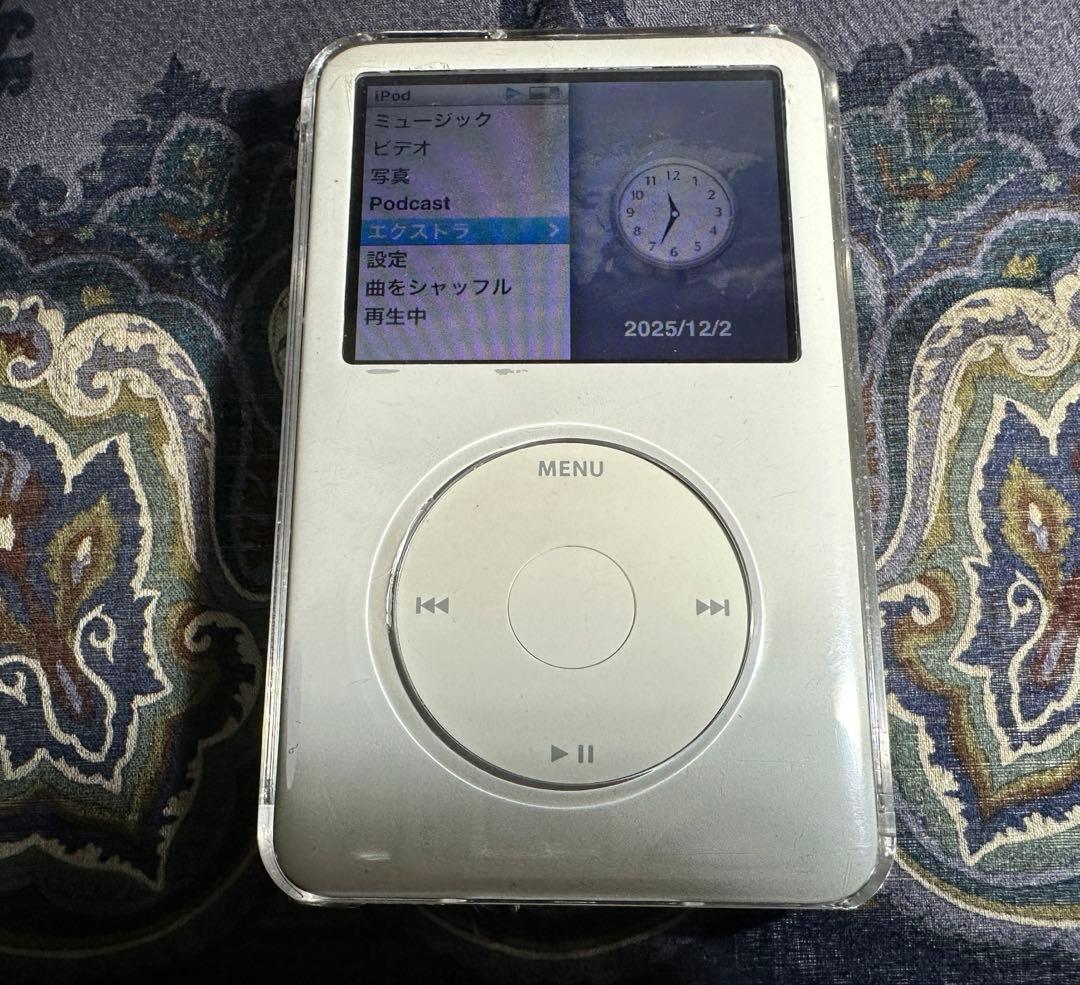 iPod classic 6.5世代白 MC297J SSD1TB