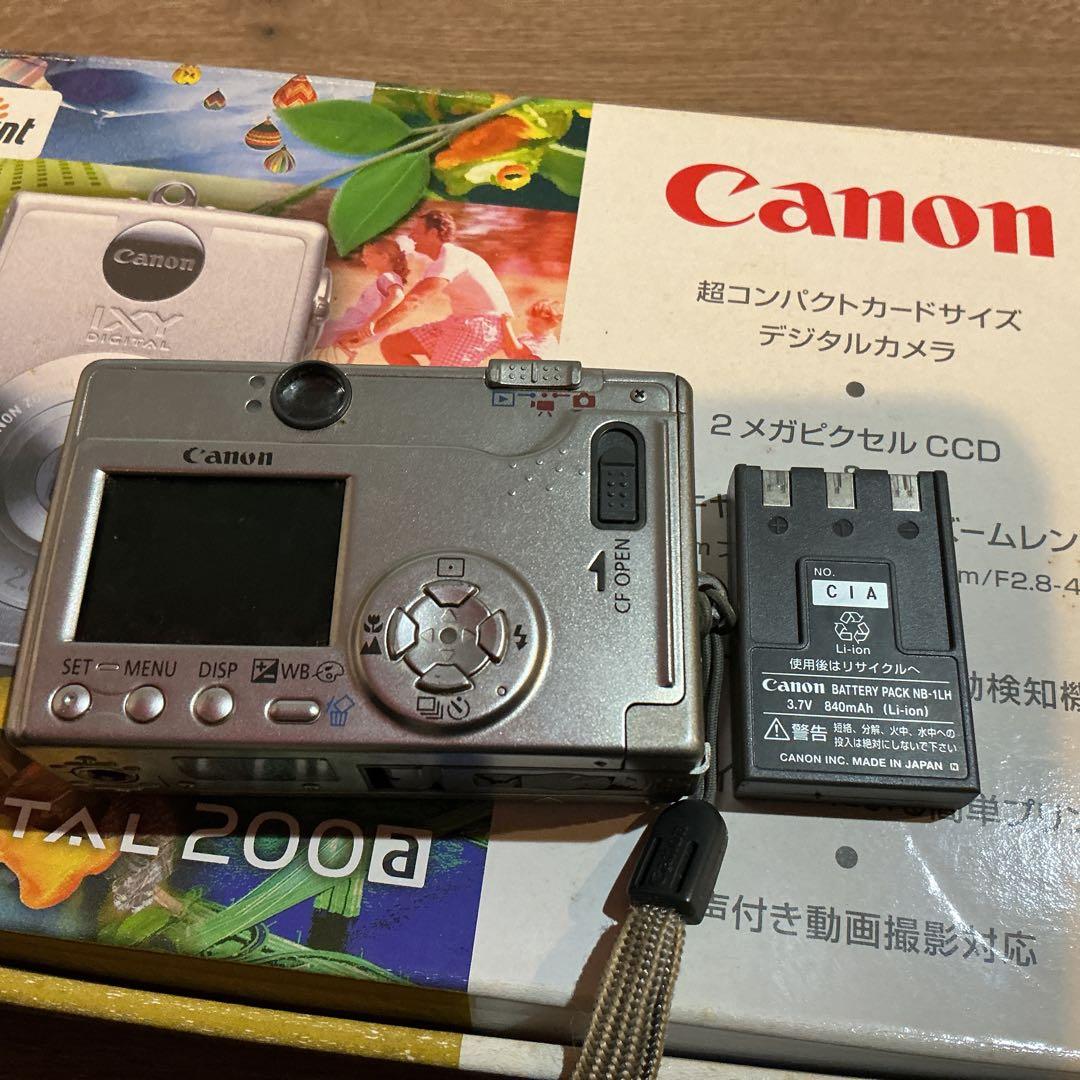 Canon IXY DIGITAL 200a 箱付属品完備 動作確認済