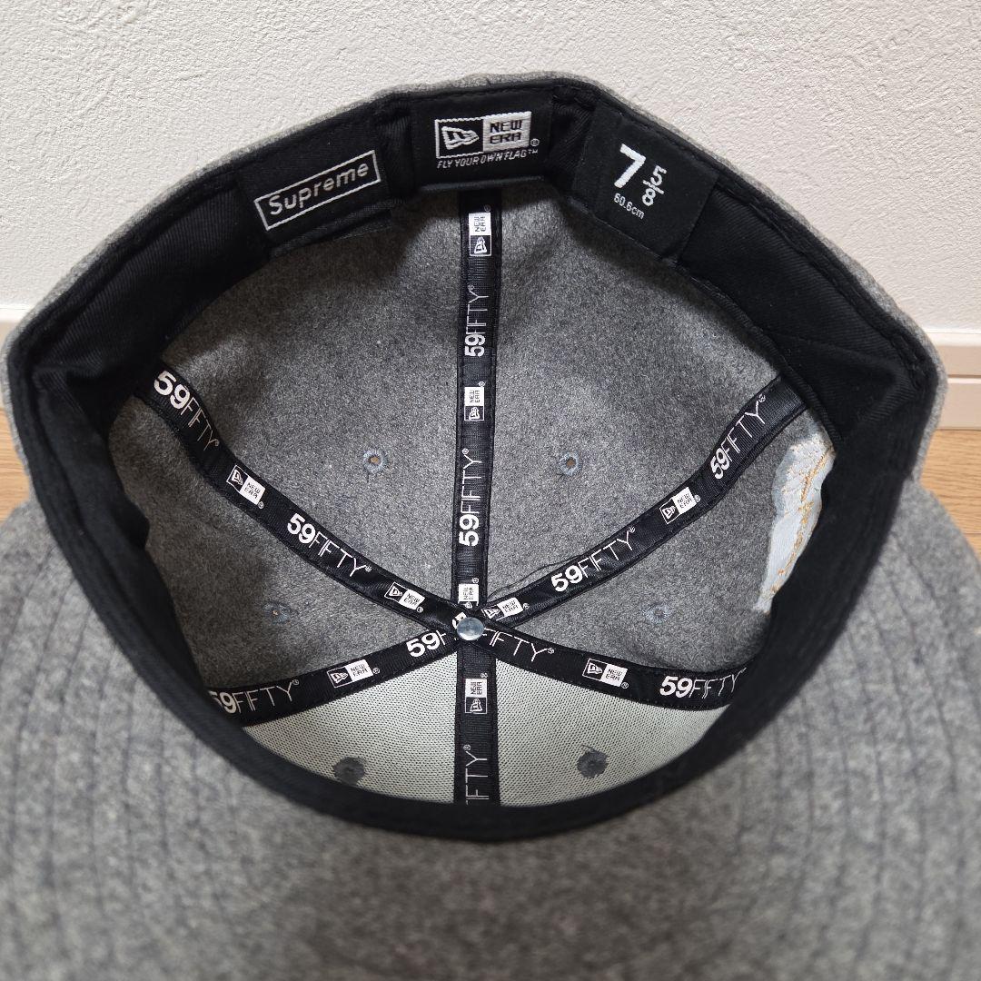 Supreme 59FIFTY グレーキャップ