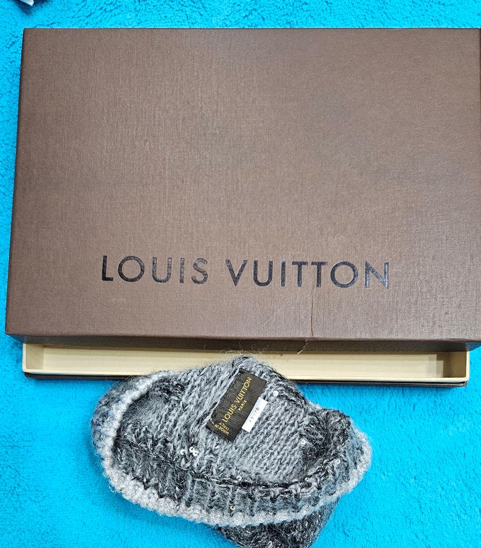 LOUIS VITTON ルイヴィトンスパンコールビーニーモノグラムニット帽