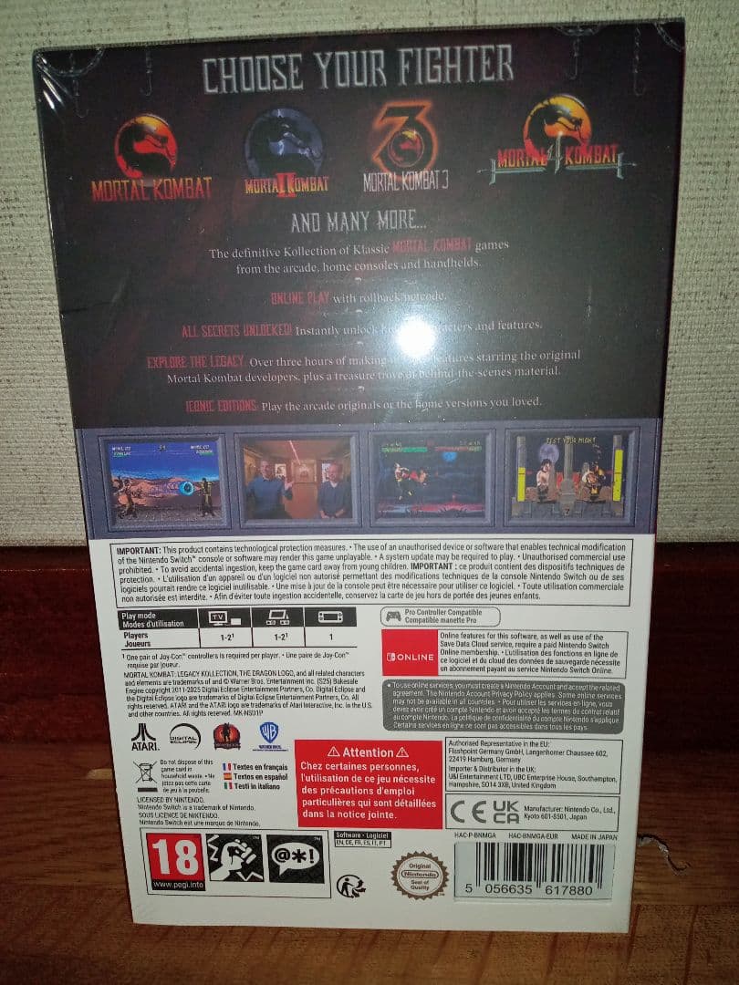 Mortal Kombat Legacy Kollection　Switch1用