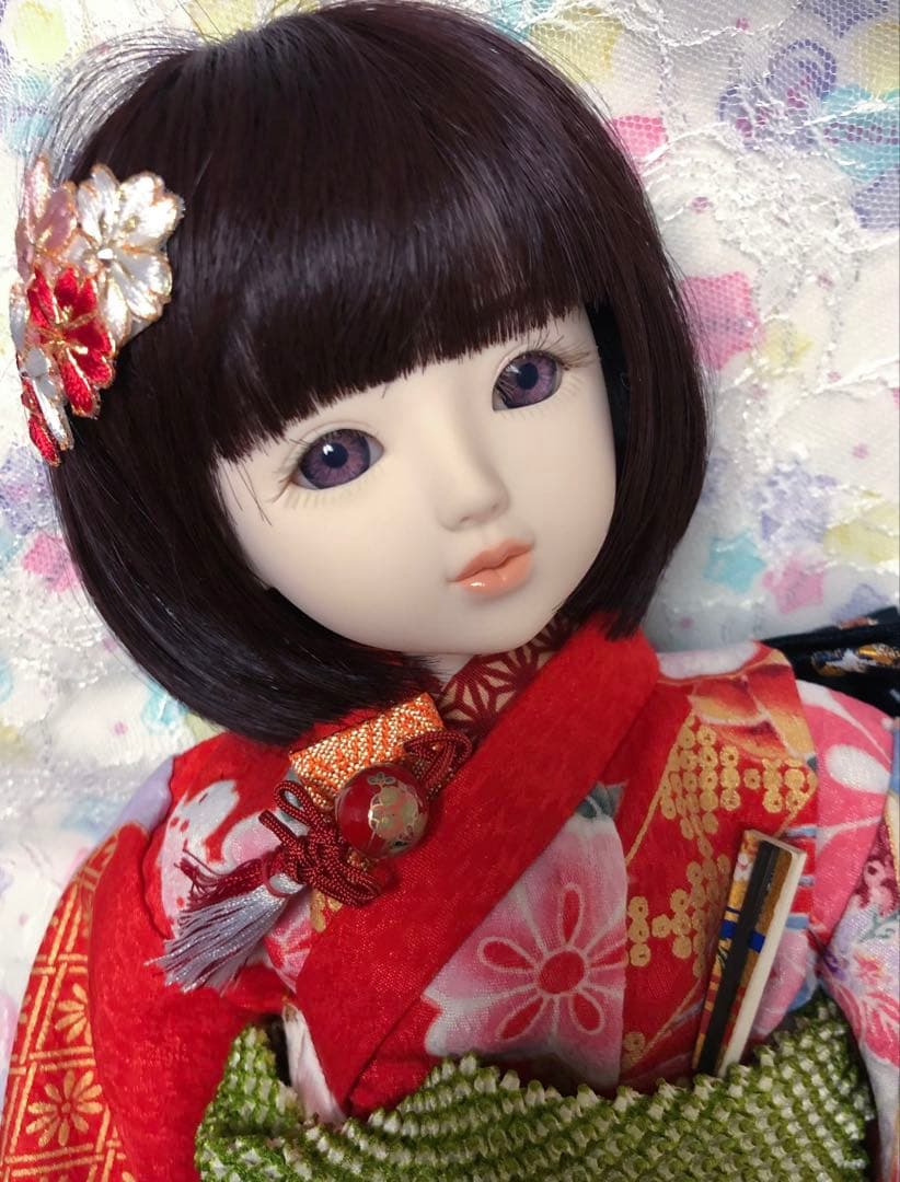 日本人形　和人形　球体関節人形　　　SD オビツ　着せ替え人形　リボーンドール
