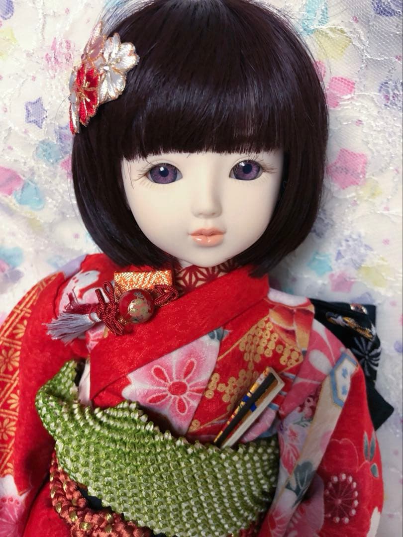 日本人形　和人形　球体関節人形　　　SD オビツ　着せ替え人形　リボーンドール
